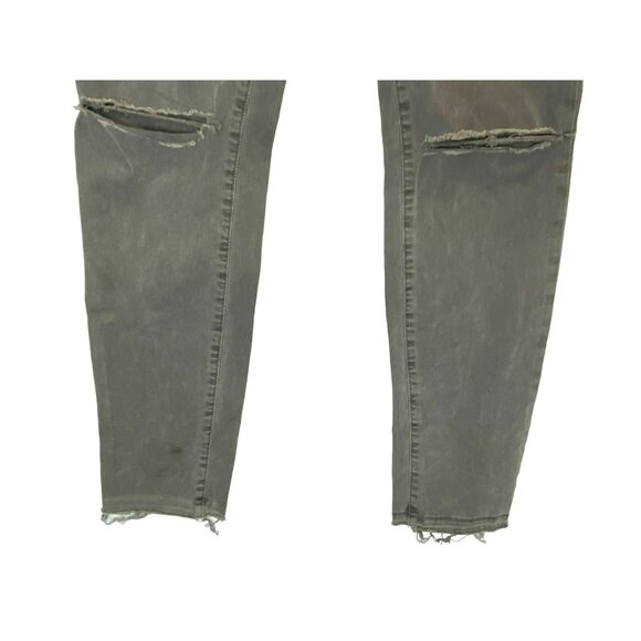 J Brand Jeans Size 28 x 28 Skinny Leg Silver Fox Gray Womens Distressed - Picture 8 of 9